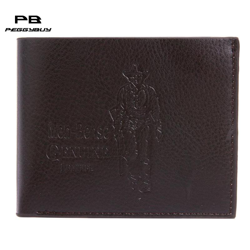 PU Leather Shor Walle Men Litchi Pattern Sof Purse Luxury Change Coin Money Clip Card Case Solid Colour Classic Male Carteira
