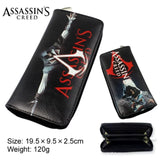 PU cartoon long walle Dragon Ball Assassin's Creed Tokyo Ghoul lo style zipper long wallet