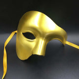 PVC Steampunk Phantom Masquerade Cosplay Mask Plastic Half Face Men/Women Punk Carnival Costume Props