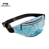 Paillette Wai Bags Women Sesigner Fanny Pack Fashion Bel Sequins Che Bag For Women 2018 Casual PU Leather Travel Pouch Tote