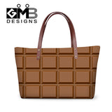 Personalized Travel Handbags Women,luxury Over shoulder handbags for girls,Female Large Tote Bags,chocolate Big Teen Hand Bag