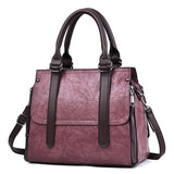 Vintage Style Leather Ladies HandBags Women Messenger Bags Brand Designer Tote Crossbody Shoulder Bag Hand Bags