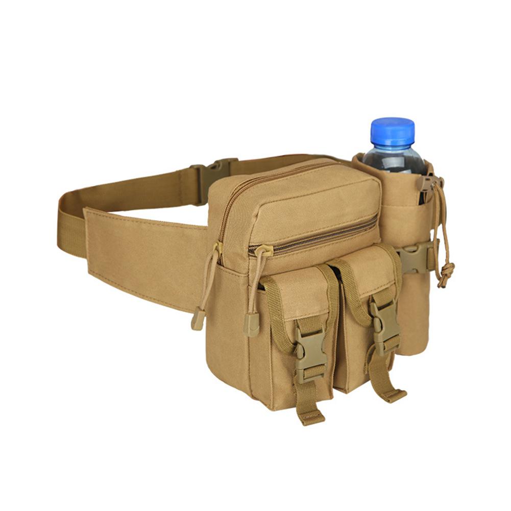 Men Wai Bag Tactical Wai Pack Pouch with Water Bottle Holder Waterproof 800D Nylon Bel Bum Bag Wai Bag Men ZK40