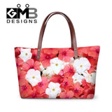 Pink Flower Summer Handbags for Girls beautiful hand bags New Look Over the Shoulder Bag Women Ladies Casual Rose Large Tote Bag