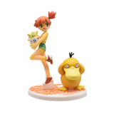 Pokemon Go Artfx Kotobukiya Mei with Tsutarja Touko with Pokabu 1/8 Scale Painted Figure PVC Collection Model Toys