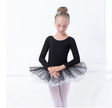 Professional Girls Ballet Tutu Dress Child Kids Gymnastics Leotards With Tulle Skirt Pink Dance Ballet Costumes With Dot Tutus