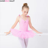 Professional Girls Ballet Tutu Dress Child Kids Gymnastics Leotards With Tulle Skirt Pink Dance Ballet Costumes With Dot Tutus