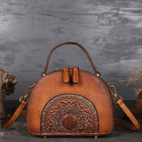 Qiwang Vintage Handmade Handbag Excellen Genuine Leather Small Bags Women's Tote Bag high quality for Rich Female have gifts