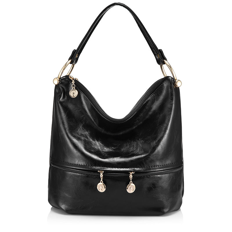 luxury women handbags high quality female shoulder bag PU leather ladies large totes hobo zipper fashion top-handle bags