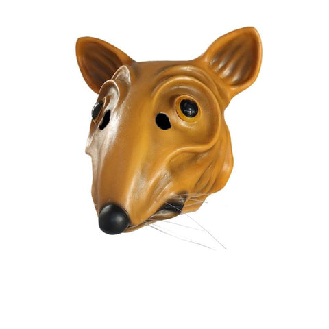 Rat Latex Mask Animal Mouse Headcover Animal Headgear Novelty Costume Party Latex Rodent Face Cover Props For Halloween Party