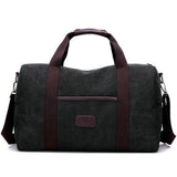 British Style Men Travel Duffel Bag Casual Vintage Canvas Big Capacity Shoulder Handbag Retro Rucksack Weekend B B256