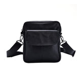 Real Genuine Leather Men's Messenger Bag Large Capacity Business Bags For Men Black Male Shoulder Bags 3 Style