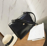 Retro Fashion Female Big Bag 2018 New Quality PU Leather Women's Designer Handbag Ladies Briefcase Tote Shoulder Messenger Bags