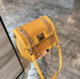 Retro Fashion Female Square Bag 2018 New Quality Matte Leather Women's Designer Handbag Ladies Lock Chain Shoulder Messenger bag