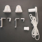 Roller Shade Blind Beaded Chain Cord Clutch Blinds Connectors Blinds Connector Set (White) 190cm Long Curtain Accessorie