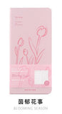Romantic Flower Hardcover Pocket Agenda Weeks Planner 168P Undated 2022 Weekly Journal Gift Grid+Plan Ppaer