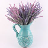Romantic Provence Lavender Artificial Flower Christams Decoration Home Garden Grain Fake Aquatic Plants  Photo Props