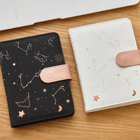 Schedule Diary Journal Writing Stationery Constellations Print Notebook Cover Weekly Planner Agenda Organizer