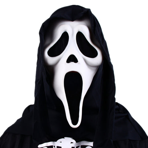 Scream Latex Mask Horror Movie Scary Mens Face Evil Halloween Party Cosplay Costume Props