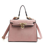Scrub Lock Lock Large Capacity Handbag New Fashion High Quality Casual Wild Temperamen Shoulder Messenger Bag