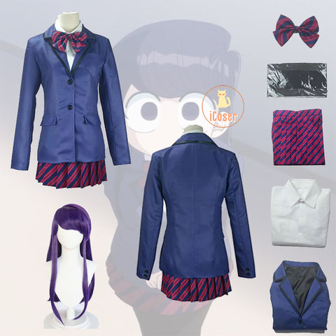 Shouko Komi Skirt Set Cosplay Costume Anime Komi Can't Communicate Komi san wa Comyushou desu High School Uniform Girls Party