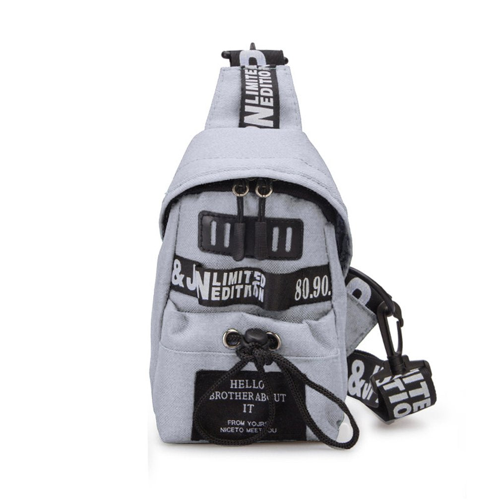 Shoulder Bag Portable Letters Printing Che Bag Travelling Storage passpor Bag Adjustable Strap sling strap cross body bag