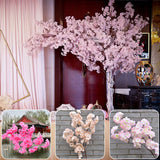 Simulation Cherry Blossom Branch Wedding Room Decoration Cherry Tree DIY Simulation Flower Living Room Balcony Flower Vine