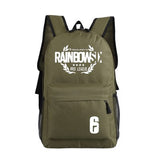 Steam Game Rainbow S Seige League Backpack Anime bags Studen Back to Scho Schoolbags AS Gif 45x32x13cm Boys Girls Mochila
