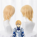 Sword Art Online Alicization SAO Eugeo Cosplay Wig Hair Eugeo Synthesis Thirty-two Anime Short Fluffy Costume Wigs + Wig Cap