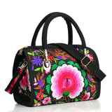 Chinese Embroidery Bags Women National Handmade Vintage Flower Handsbag for Woman Tote Travel Single Shoulder Bag