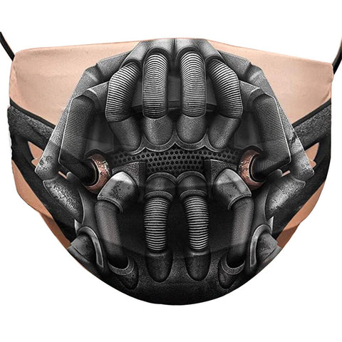 The-Dark-Knight-Rises-Bane-Batman Cosplay Halloween Christmas Mouth Masks Child Adult Dust-Proof Street Sports Breathable Mask