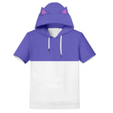 The Owl Cosplay House TOH Luz Noceda Cosplay 3D Printed Print Hooded T-shirt Summer Short Sleeve Hoodie