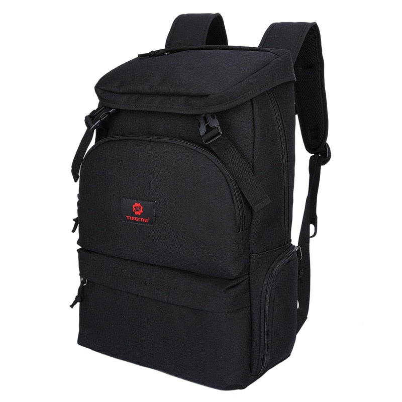 fashion men preppy style backpack for youth flap pocke large capacity daily bag business 15.6inch laptop backpack