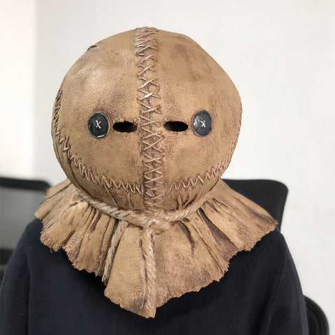 Trick 'r Treat 2 Sam Mask Cosplay Horror Ghost Latex Masks Halloween Party Costume Props 2022