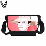 VEEVAN Audrey Hepburn Printing Women Messenger Bag Travel Crossbody Bags Casual Women's Shoulder Bags Fashion Small Bolsos Mujer