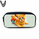 Cartoon Case Pokemon Pikachu Walle Poke Cosmetic Make Up Pouch Valor Zipper Study Bag Scho Supplies Stationery Gift