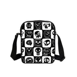 Desinger 3D Personalized Pattern Printing Messenger Bag Funny Emoji Crossbody Bag Skull Deadpo Travel Bag For Teenager