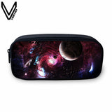 Ho Plane Starry Sky Space Universe Galaxy Printing Box Case For Students Scho Office Supply Large Capacity Box Case