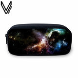 Ho Plane Starry Sky Space Universe Galaxy Printing Box Case For Students Scho Office Supply Large Capacity Box Case