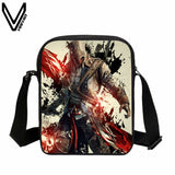 New Arrival Assassins Creed Printing Messenger Bags Casual Mini Book Bags For Boys Girls Kindergarten Mochila Kids Gifts