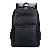 Casual Large Capacity Men Scho Bag Backpack European American Style Men Bag mochila de couro Male Travel Daypacks