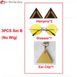 VTuber Luxiem Alban Knox Cospaly Props Cat Hairpin Earring Glasses Halloween Cosplay Accessory Prop Christmas Girl Boy Gift