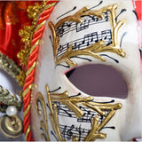 Venice Carnival Party Mask Joker Retro Half Fake Face Girl Performance Props High-Grade Pp Cloth Gold Silver 6 Colors Style