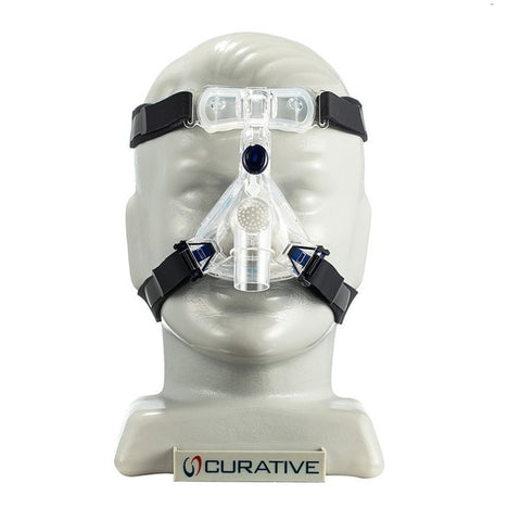 Ventilator nasal mask Bestfit2  nasal mask with headband common to Philips and ResMed ventilators Silicone Cushion  S/M/L