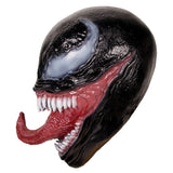 WAYLIKE Venom Mask Halloween Dark Cosplay Superhero Venom Long Tongue Latex Horror Mask Halloween