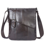 Men Leather Messenger Bag Men's shoulder bag Genuine Leather Men's Small Casual Flap male Crossbody Bags For men 8240