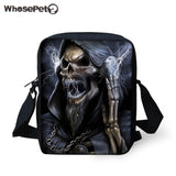 Stylish Skull Sling Bags for Boys Fashion Men Leisure Shoulder Bag Co Purse Phone Money Key Messenger Bags