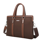 Waterproof Briefcase Laptop Bag can pu in 15 inches Computer Bags Men Business Shoulder Bag Male Man Handbags