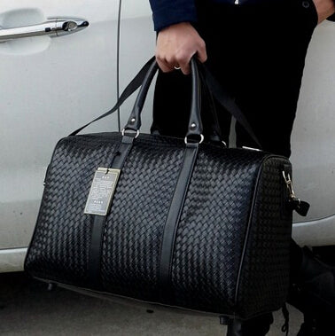 Waterproof Travel Bag Large Capacity Men Hand Luggage Travel Duffle Bags Leather Handbag Multifunction Shoulder Bag Bolsos Weeke