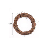 Wedding Decoration Wreath Natural Rattan Wreath Garland DIY Crafts Decor For Home Door Grand Tree Christmas Gift Party Ornament